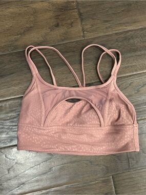 lululemon athletica Mauve Double-Strap Sports Bra